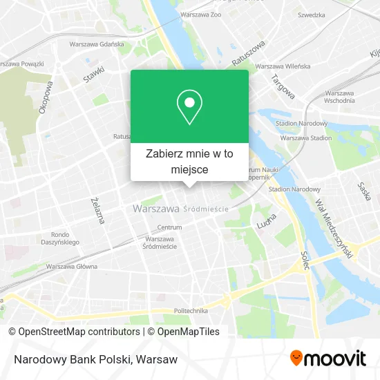 Mapa Narodowy Bank Polski
