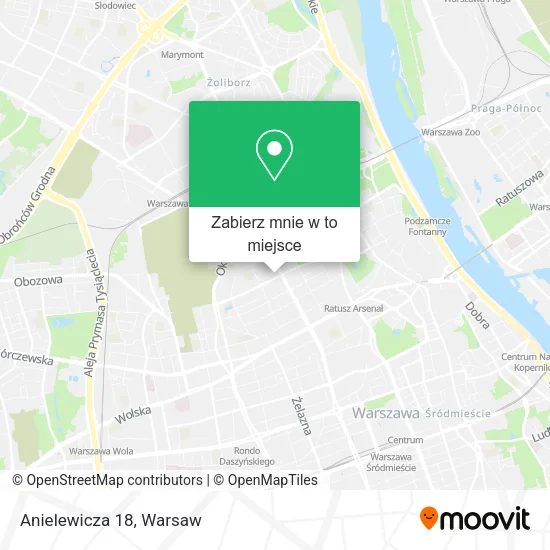 Mapa Anielewicza 18