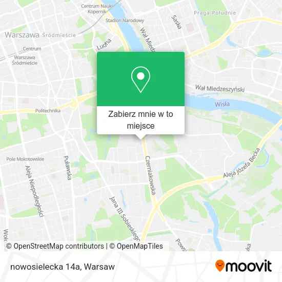 Mapa nowosielecka 14a