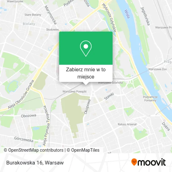 Mapa Burakowska 16