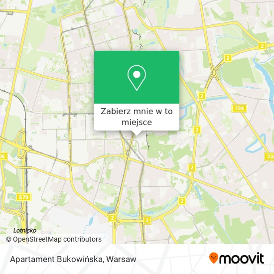 Mapa Apartament Bukowińska