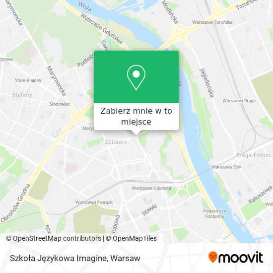 Mapa Szkoła Językowa Imagine