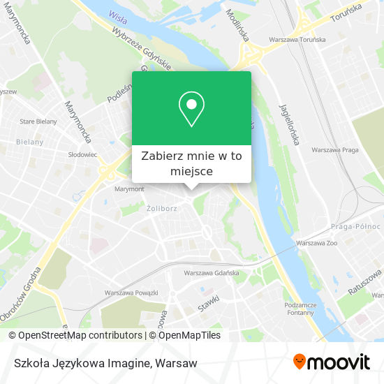 Mapa Szkoła Językowa Imagine