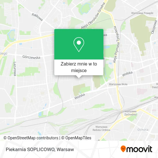Mapa Piekarnia SOPLICOWO