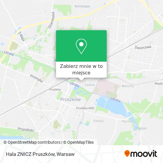 Mapa Hala ZNICZ Pruszków