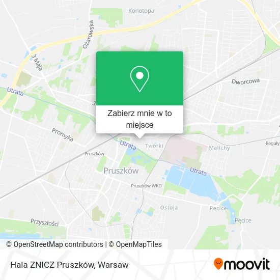 Mapa Hala ZNICZ Pruszków