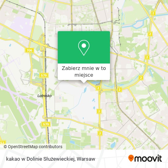 Mapa kakao w Dolinie Służewieckiej