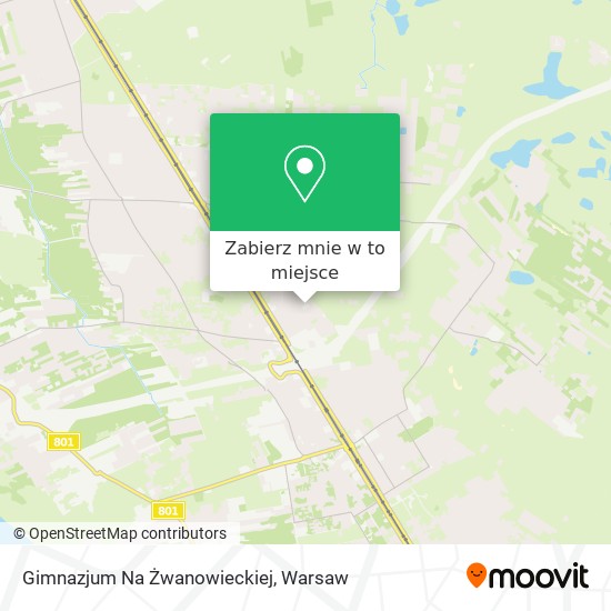 Mapa Gimnazjum Na Żwanowieckiej