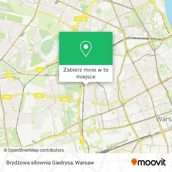 Mapa Brydżowa siłownia Giedrysa