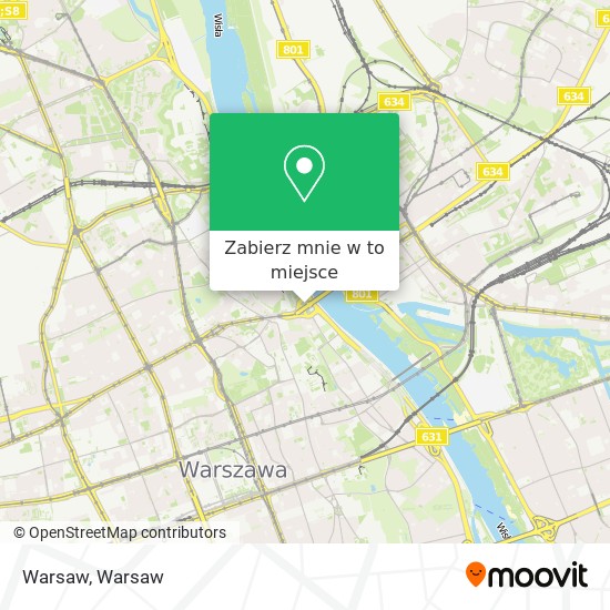 Mapa Warsaw