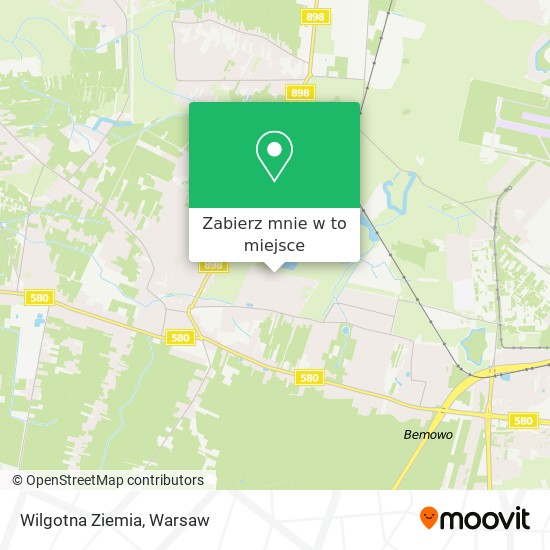 Mapa Wilgotna Ziemia