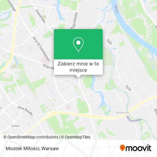 Mapa Mostek Miłości