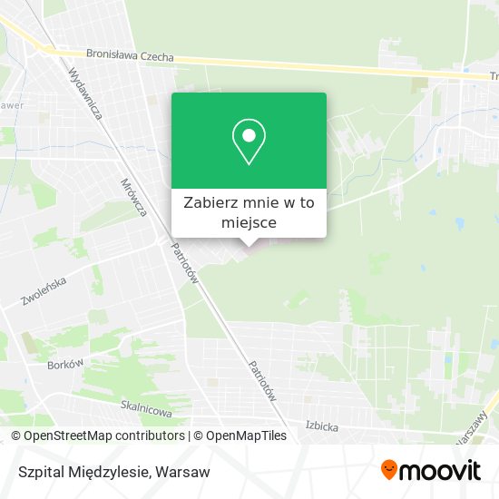 Mapa Szpital Międzylesie