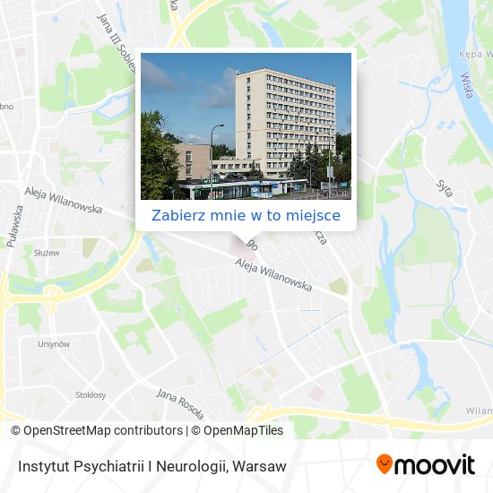 Mapa Instytut Psychiatrii I Neurologii