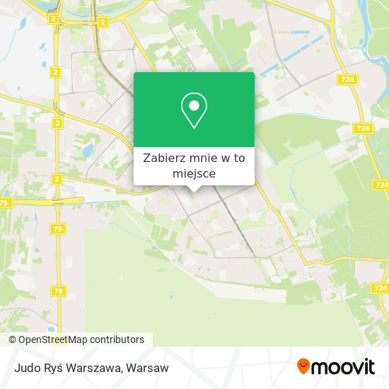 Mapa Judo Ryś Warszawa