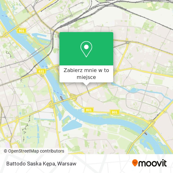 Mapa Battodo Saska Kępa