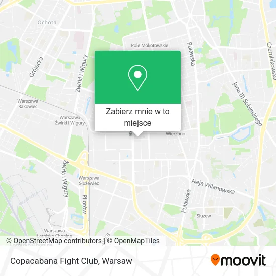 Mapa Copacabana Fight Club