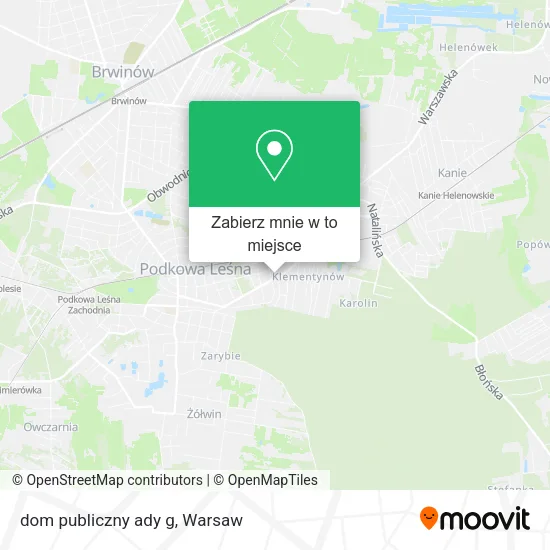 Mapa dom publiczny ady g