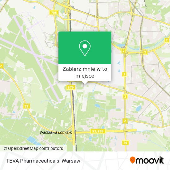 Mapa TEVA Pharmaceuticals