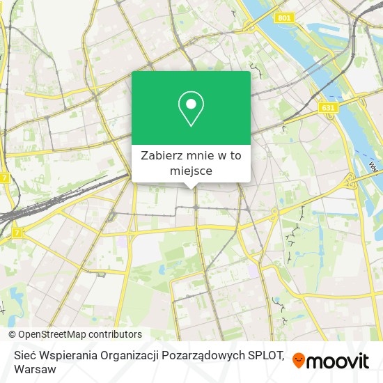 Mapa Sieć Wspierania Organizacji Pozarządowych SPLOT