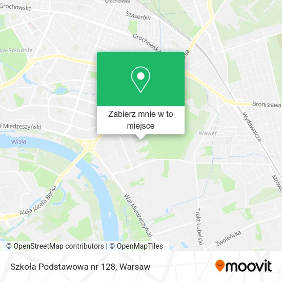 Mapa Szkoła Podstawowa nr 128