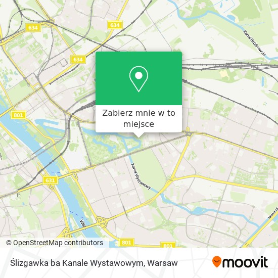 Mapa Ślizgawka ba Kanale Wystawowym