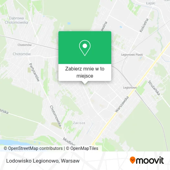 Mapa Lodowisko Legionowo