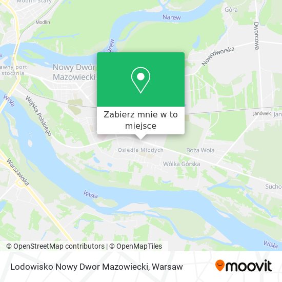 Mapa Lodowisko Nowy Dwor Mazowiecki