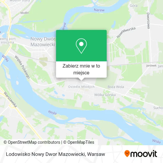 Mapa Lodowisko Nowy Dwor Mazowiecki