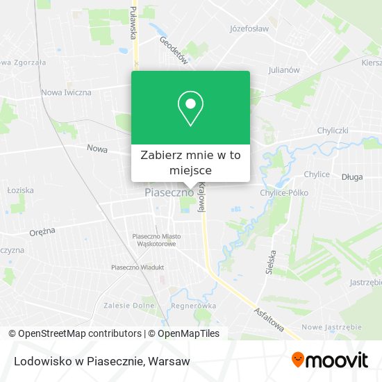 Mapa Lodowisko w Piasecznie