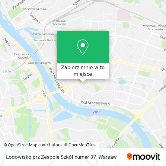 Mapa Lodowisko prz Zespole Szkół numer 37