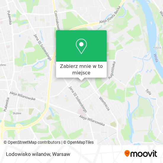 Mapa Lodowisko wilanów