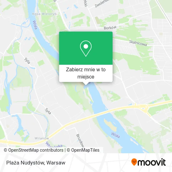 Mapa Plaża Nudystów