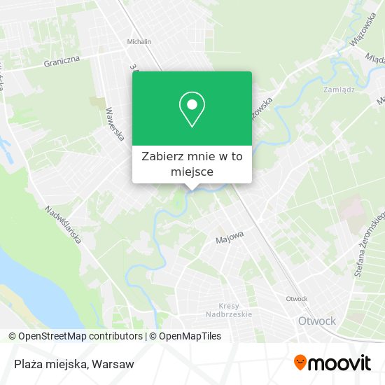 Mapa Plaża miejska