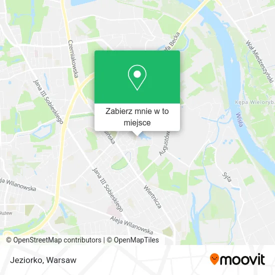 Mapa Jeziorko