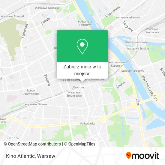 Mapa Kino Atlantic
