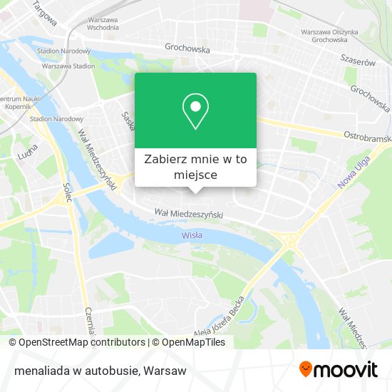 Mapa menaliada w autobusie