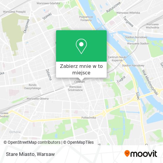 Mapa Stare Miasto