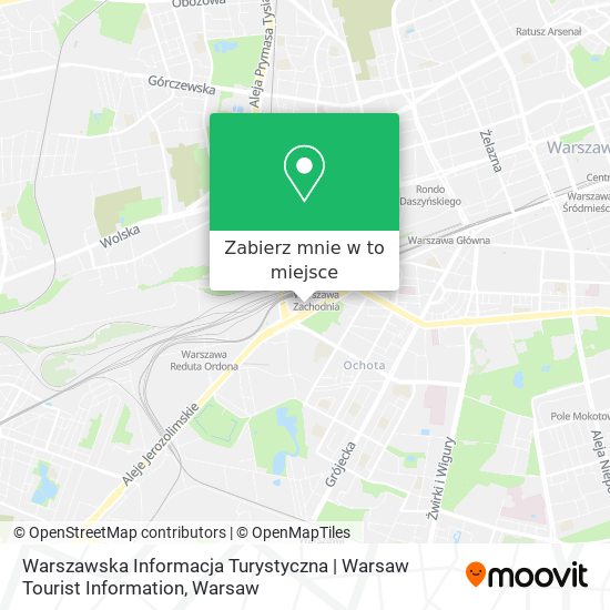 Mapa Warszawska Informacja Turystyczna | Warsaw Tourist Information