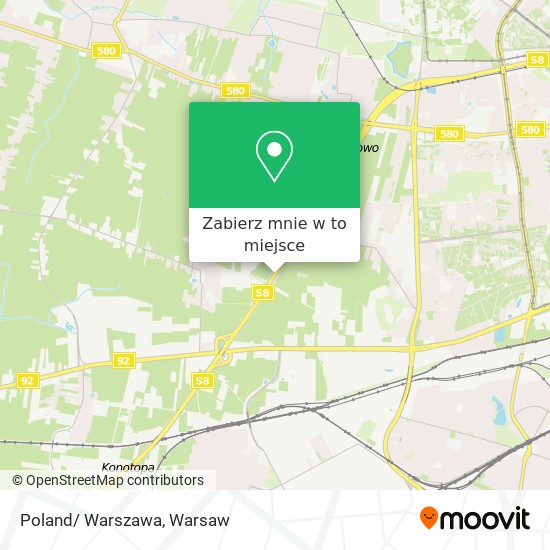 Mapa Poland/ Warszawa