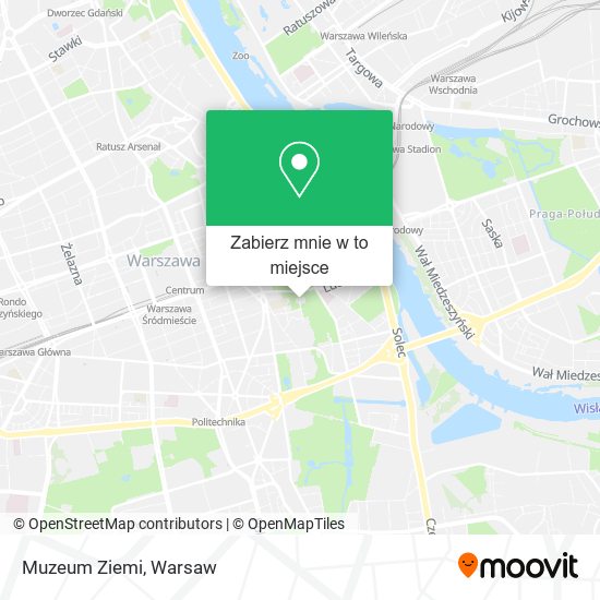 Mapa Muzeum Ziemi