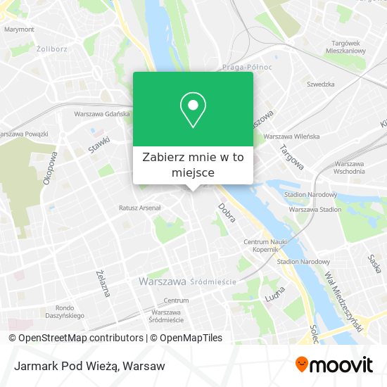 Mapa Jarmark  Pod Wieżą