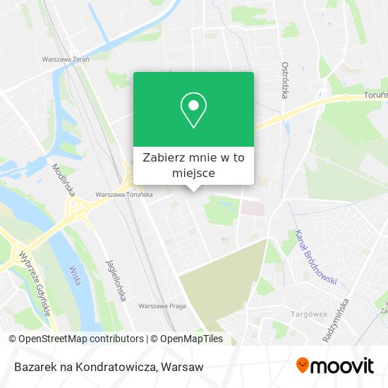 Mapa Bazarek na Kondratowicza