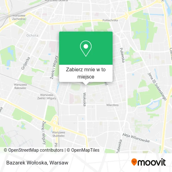 Mapa Bazarek Wołoska
