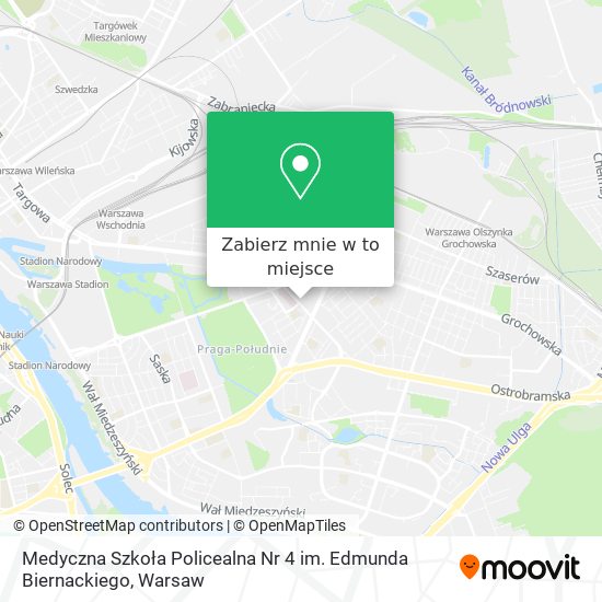 Mapa Medyczna Szkoła Policealna Nr 4 im. Edmunda Biernackiego