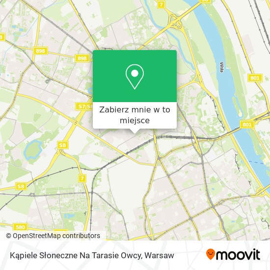 Mapa Kąpiele Słoneczne Na Tarasie Owcy