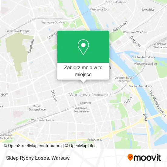 Mapa Sklep Rybny Łosoś