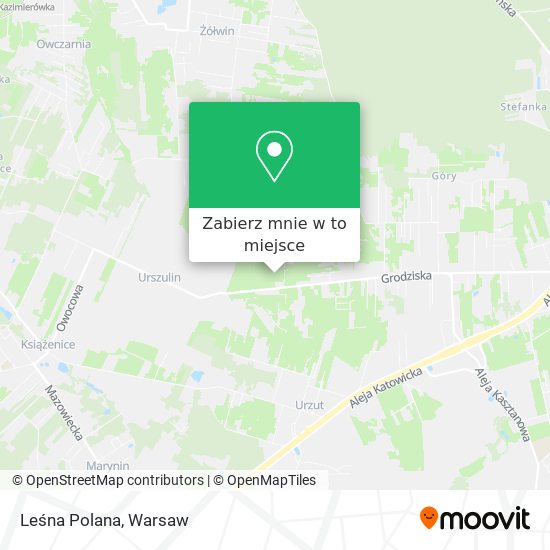 Mapa Leśna Polana