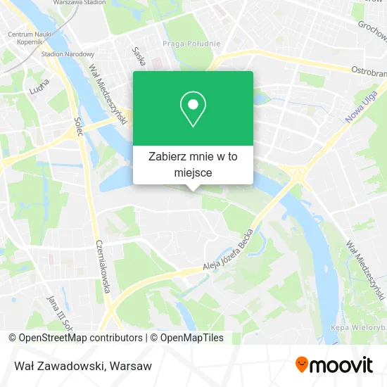 Mapa Wał Zawadowski