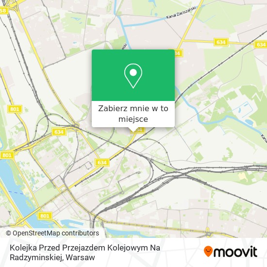 Mapa Kolejka Przed Przejazdem Kolejowym Na Radzyminskiej